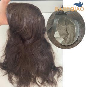 Australia Base topper human hair women toppers replacements lace with PU around D608