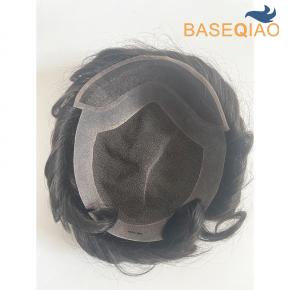 Hollywood base Swiss lace hair toupees for Men The natural replacement system toupees D610