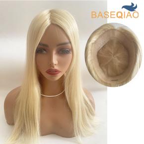 Australia Base women topper 613 topper Straight lace with PU Women human hair pieces ready to ship 7x9 D616
