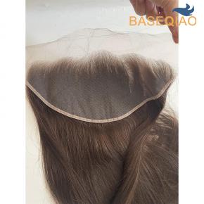  24Straight Human Hair 13x6 Transparent Lace Frontal  Natural Look Soft & Tangle Free D655