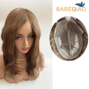 Q6 #6 Hair Topper for Women 14” Human Hair  Full & Natural Look D672