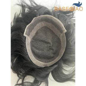 OCT men hair systems 1a 8x10 human hair men hair piece lace hairline  D715